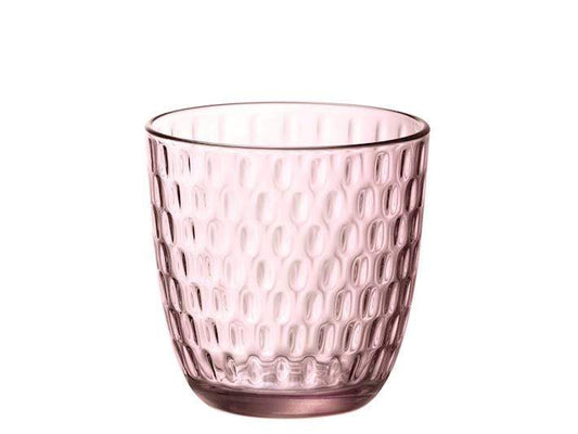 Lisbona set 6 Bicchieri in vetro Lilla Rosa ametista 35 cl - Dolci pensieri gift