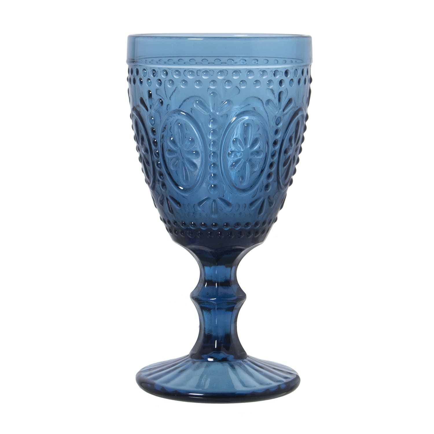 Lisbona set Calici 6pz in vetro colore blu - Dolci pensieri gift