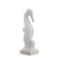 Mediterraneo Cavalluccio Marino bianco in ceramica decorazione casa tavola 33 cm - Dolci pensieri gift
