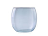 Mediterraneo Set 6 bicchieri in vetro Blu tubler 460 cc Shabby chic - Dolci pensieri gift