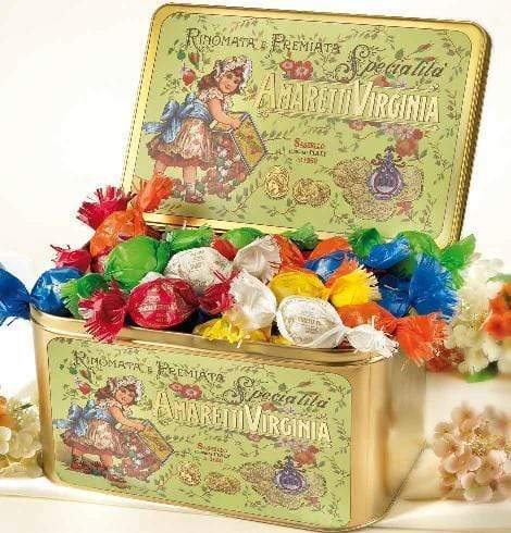 Dolcetti Virginia Biscottiera In Latta Amaretti Classici 220 gr - Dolci  pensieri gift