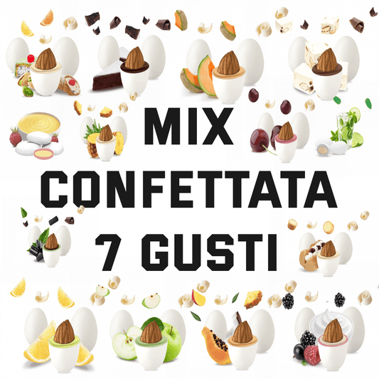 MIX CONFETTATA 7 GUSTI QUALITA TOP CONFEZIONE DA 3,5 KG VARI GUSTI - Dolci pensieri gift