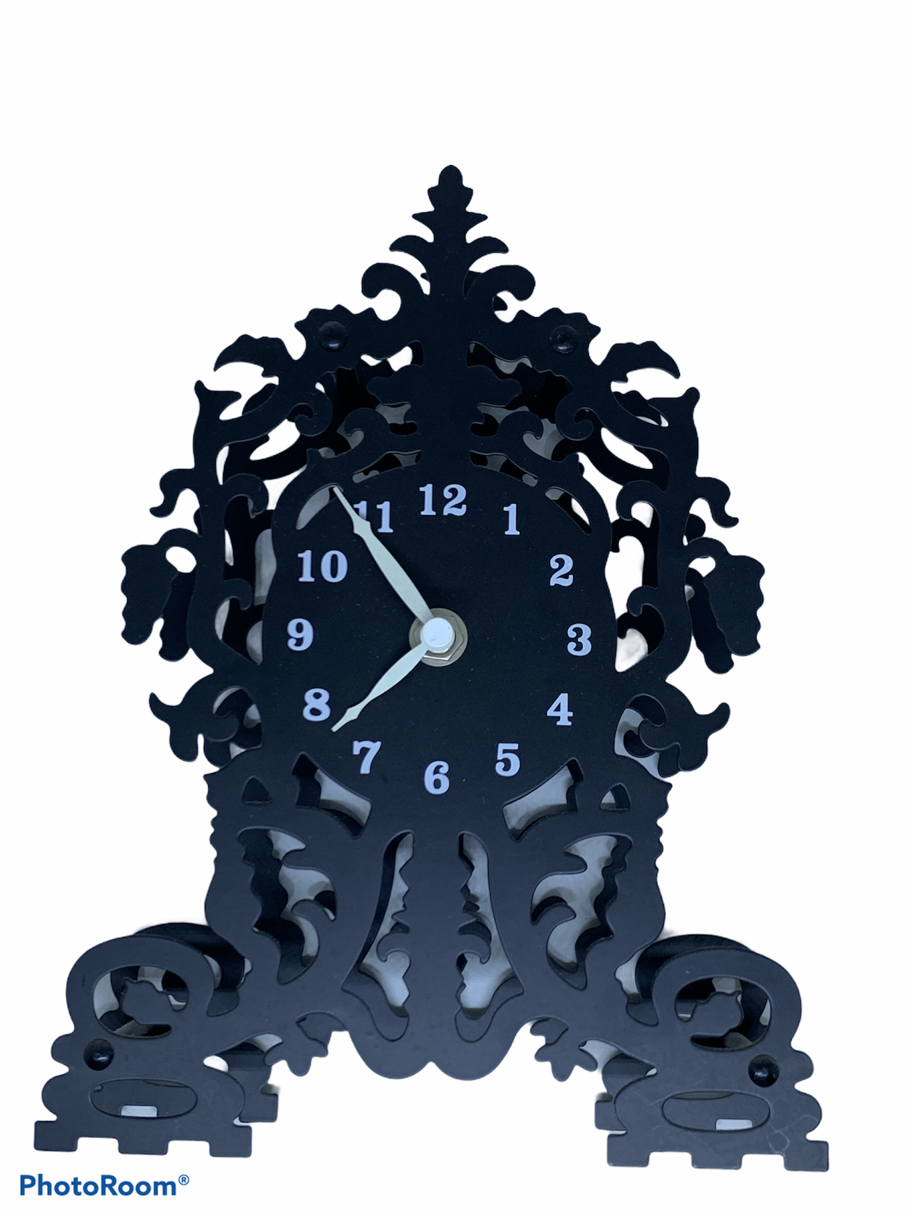Orologio nero elegante 23 cm altezza - Dolci pensieri gift