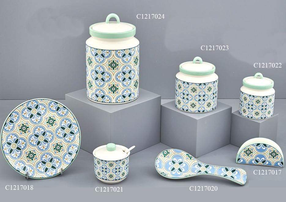 PANTELLERIA Bomboniere Collezione Ceramica Maioliche Gialle e Blu - Dolci pensieri gift