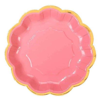 Piatti da festa mix rosa, pink confezione da 12 piatti in carta - Dolci pensieri gift