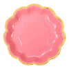 Piatti da festa mix rosa, pink confezione da 12 piatti in carta - Dolci pensieri gift