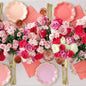 Piatti da festa mix rosa, pink confezione da 12 piatti in carta - Dolci pensieri gift
