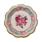 Piatti rose in carta per feste smerlati stile inglese - Confezione da 12 pezzi - Dolci pensieri gift