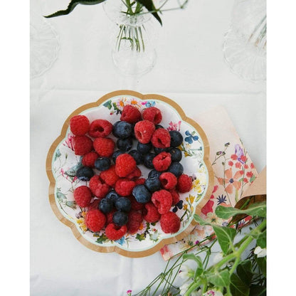 Piatti Shabby chic fata con bordo smerlato, confezione da 12 - Dolci pensieri gift
