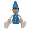 Pinocchio Bomboniera Snodabile In Ceramica Artigianale Colore Blu 12 cm - Dolci pensieri gift