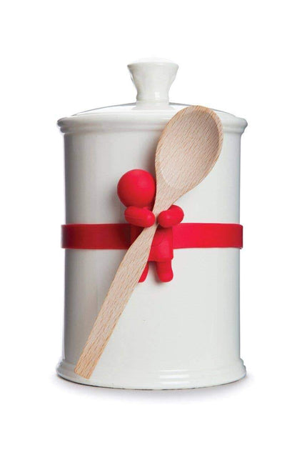 Porta mestolo rosso in silicone abbraccio - Dolci pensieri gift