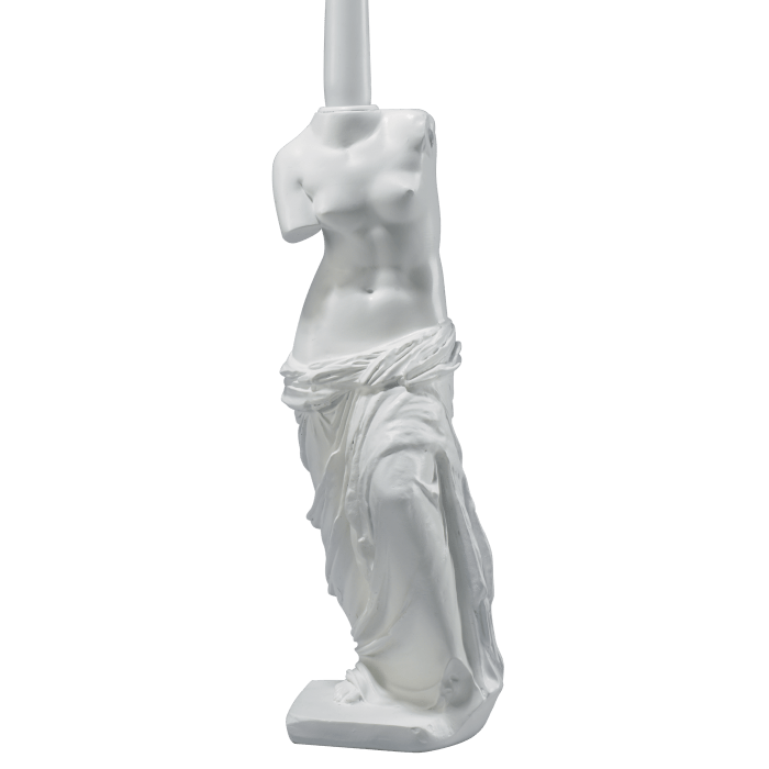 Portacandela Venere di Milo in Resina Bianco busto donna - Dolci pensieri gift