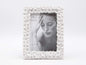 Cornice bianca margherite resina 10x15 - Dolci pensieri gift