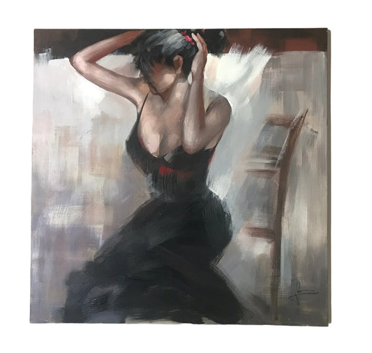 Quadro su tela donna - Dolci pensieri gift