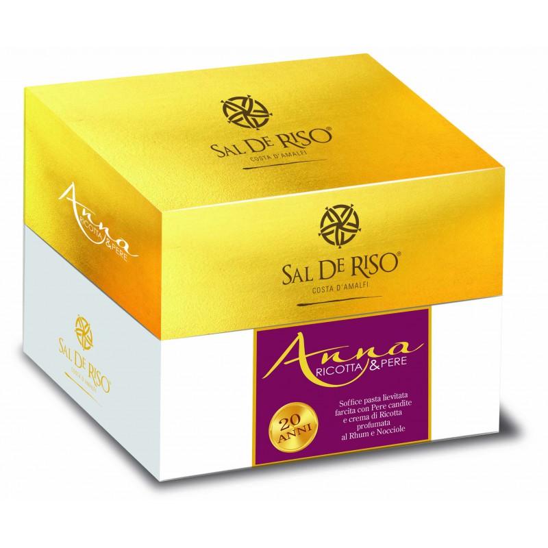 Sal DE RISO panettone ricotta e pera costa d'amalfi 1 KG - Dolci pensieri gift