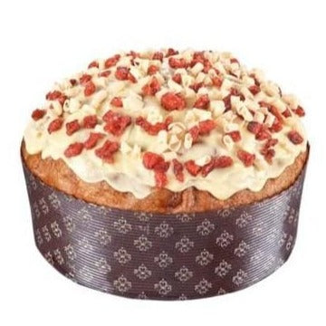 Sal DE RISO panettone STREGATO con Crema allo strega e fragoline costa d'amalfi 1 KG - Dolci pensieri gift