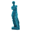 SAVANA CHIC Statua in Resina Venere di Milo AFRODITE Velluto Blu 16x15x48 cm - Dolci pensieri gift