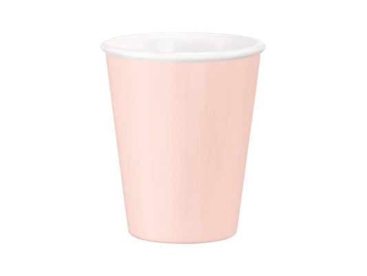 Set 6 bicchieri in ceramica shabby chic rosa - Dolci pensieri gift