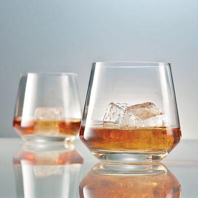 Set 6 Bicchieri per Whisky Trasparente Cristallo Tritan 389 ml