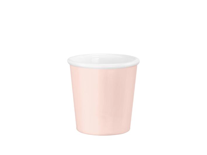 Set 6 tazzine caffè shabby chic in ceramica Rosa - Dolci pensieri gift