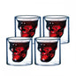 SET DA 4 BICCHIERINI CAFFE' O LIQUORE TESCHIO - Dolci pensieri gift