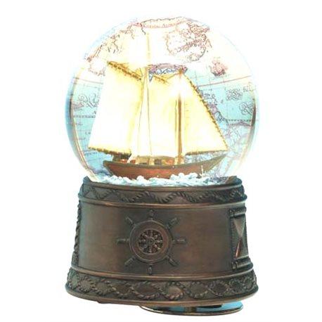Sfera di neve con barca a vela - Dolci pensieri gift