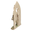 Statua Presepe decorativo sacra famiglia Natalizia in resina colore crema 16 cm - Dolci pensieri gift