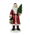 Statuetta Babbo Natale con lanterna e abete albero natalizio 13cm - Dolci pensieri gift