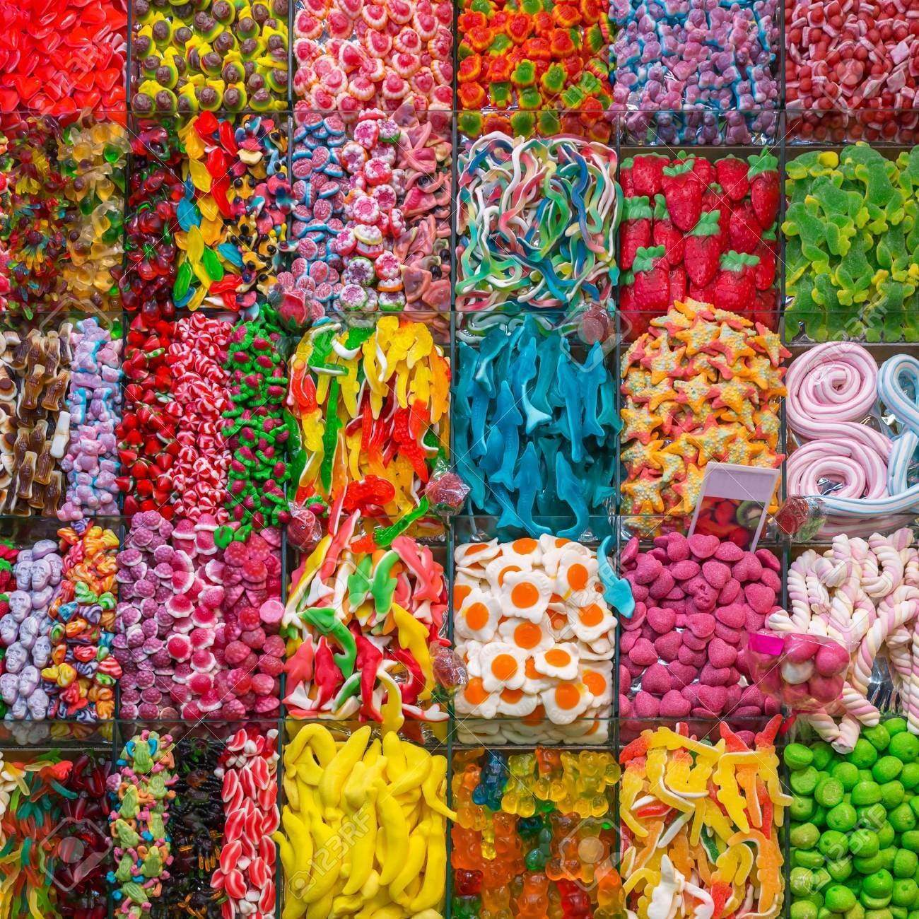 TAGLIA M CARAMELLE GOMMOSE CANDY PLATTER MIX 500G - Dolci pensieri gift