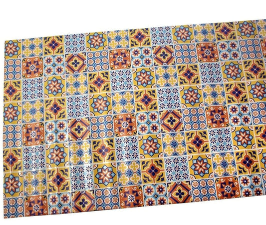 Tappeto in gomma antiscivolo con Decorazioni Maioliche 61x90 - Dolci pensieri gift
