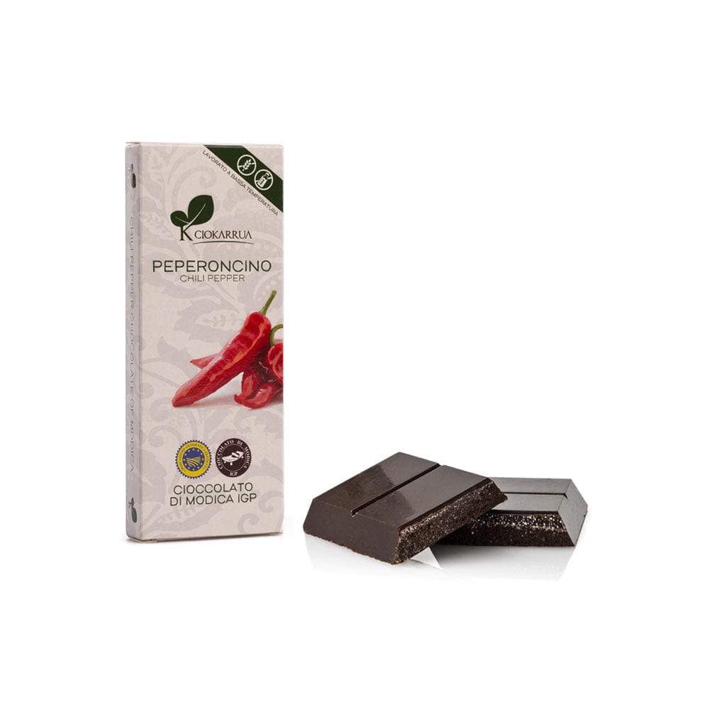 tavoletta Cioccolato di Modica IGP – Peperoncino 100gr - Dolci pensieri gift