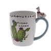 Tazza Colazione MESSICO Mug Decorazione Cactus con Lama su Manico 12,3x8,4x12,2 cm - Dolci pensieri gift