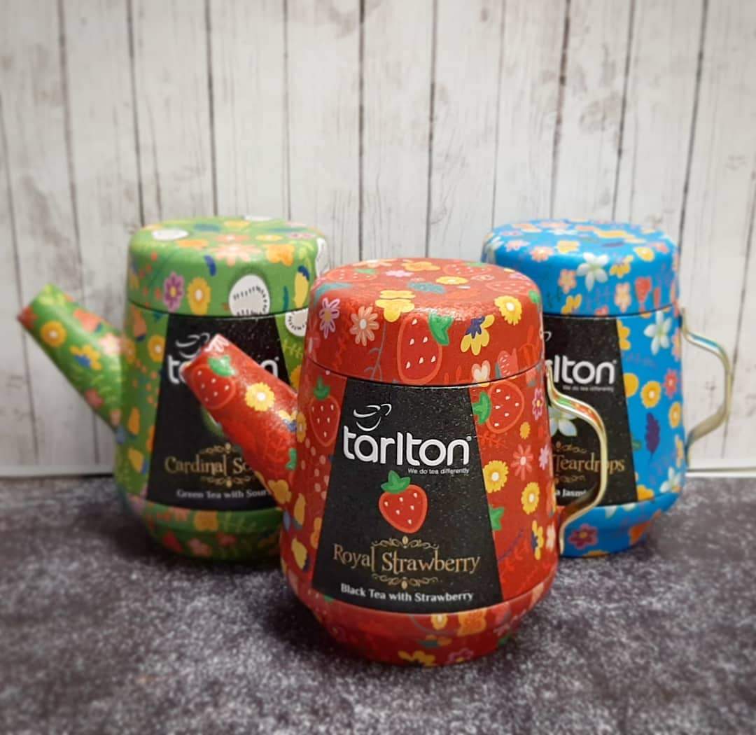 Teiera in Latta Fantasie Miste THE' VERDE O NERO Gusti Assortiti 100 g - Dolci pensieri gift