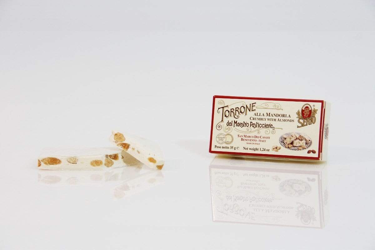 Torroncino friabile alla mandorla pelata 35gr - Dolci pensieri gift
