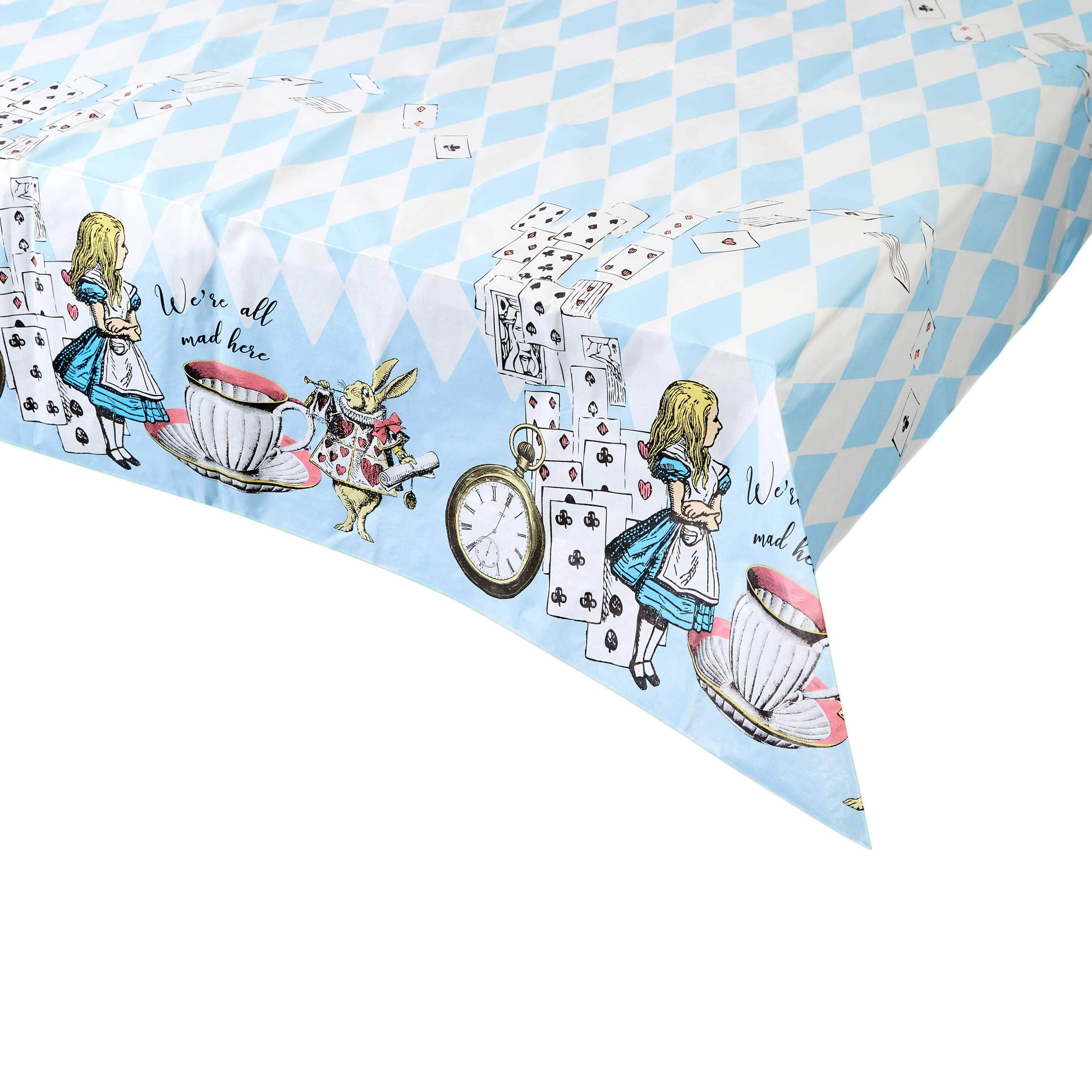 Tovaglia di carta Alice nel paese delle meraviglie 180 x 120 cm - Dolci pensieri gift
