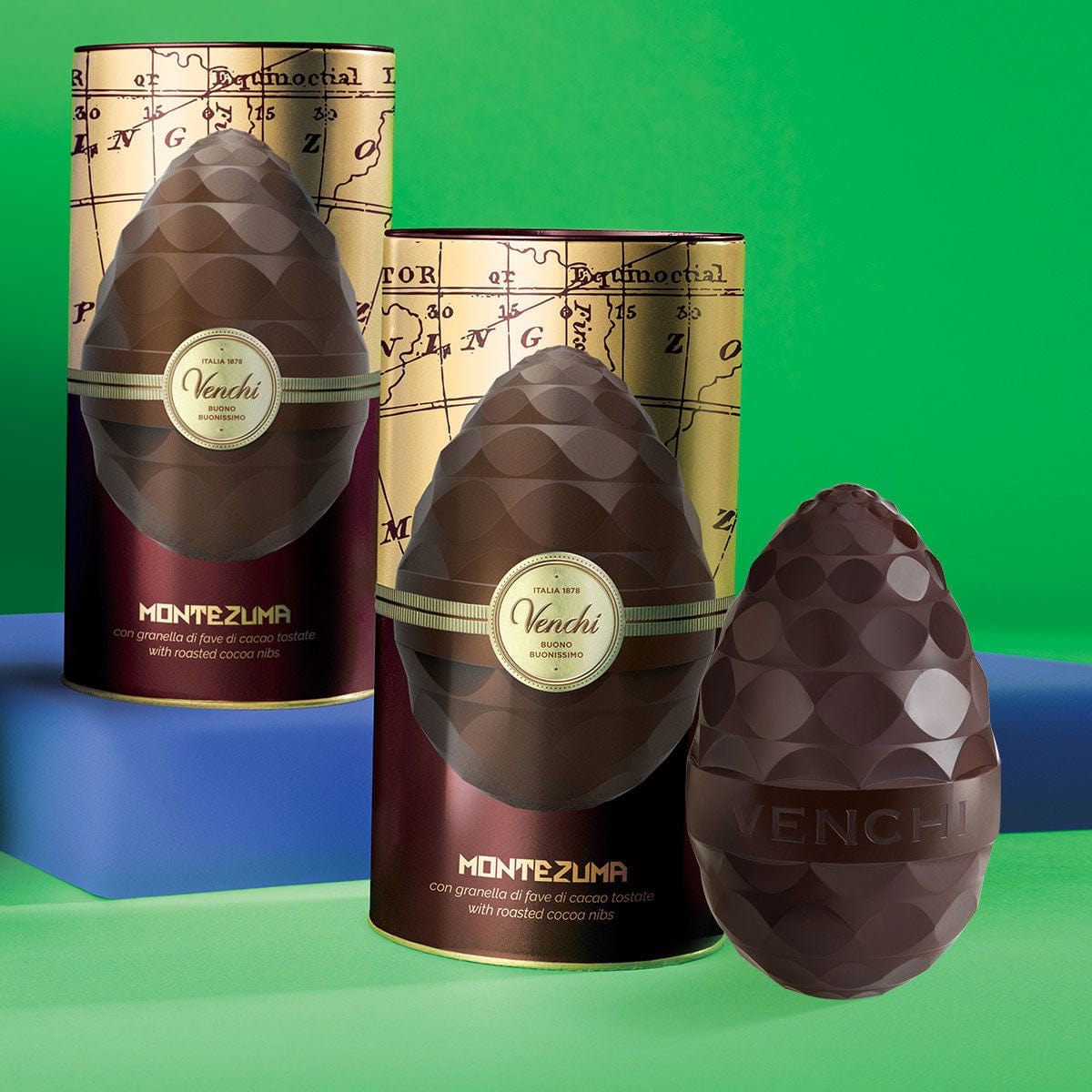 Dolci pensieri gift Uovo Cuor di Cacao Montezuma Nibs 75% in cilindro 350g