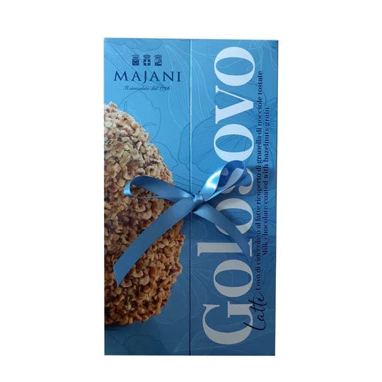 Dolci pensieri gift Uovo di Cioccolato Majani Golosovo al Latte con Granella di Nocciole Tostate g 450