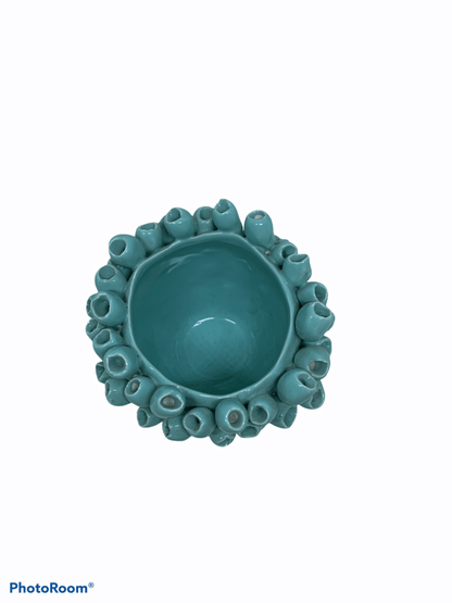 Vaso spugna di mare porta candele 8 cm altezza - Dolci pensieri gift