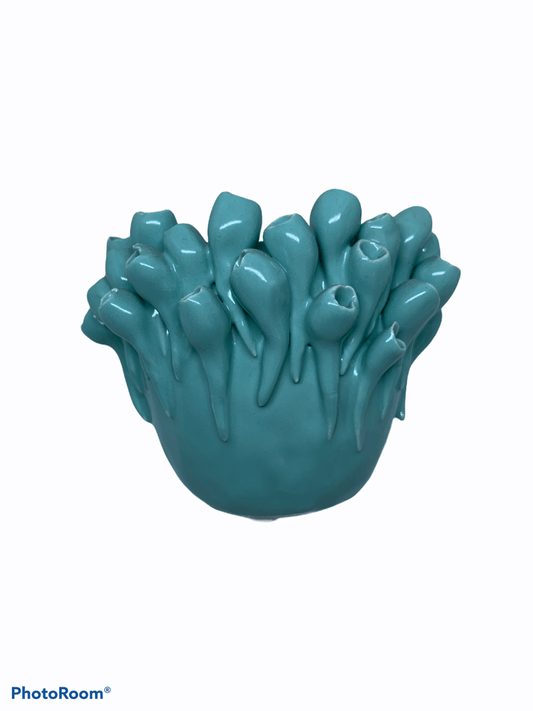 Vaso spugna di mare porta candele 8 cm altezza - Dolci pensieri gift