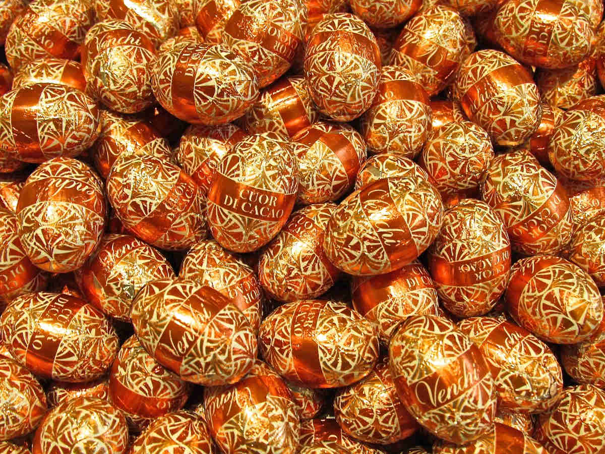 Dolci pensieri gift Venchi Ovetti di Pasqua Cioccolato Uova di Cioccolato Crema di Cacao 100 gr
