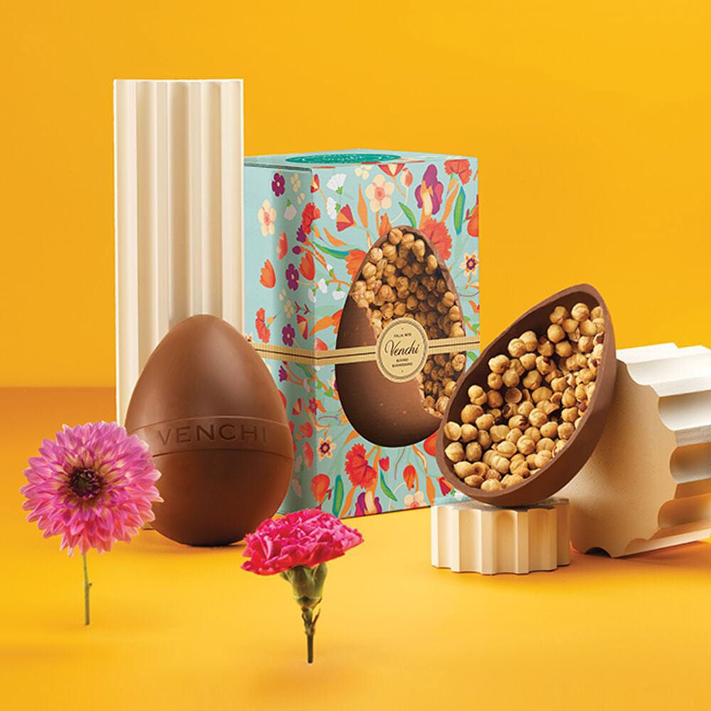 Dolci pensieri gift Venchi Uovo Di Pasqua Uovo di cioccolato al latte Gran Nocciolato Piemonte 540g