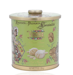 Dolcetti Virginia Biscottiera In Latta Amaretti Classici 220 gr - Dolci  pensieri gift