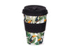 Bicchiere travel mug in bambù MESSICO in silicone termica tucano foglie tropicali 400ml - Dolci pensieri gift