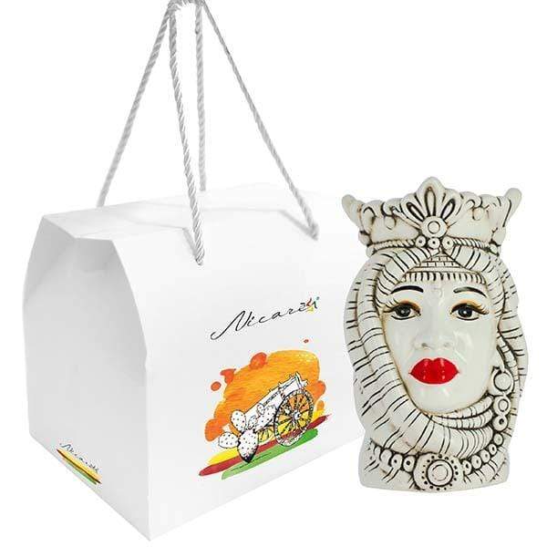 Bomboniera Testa di moro donna araba bomboniere cerimonia 8x13 cm - Dolci pensieri gift