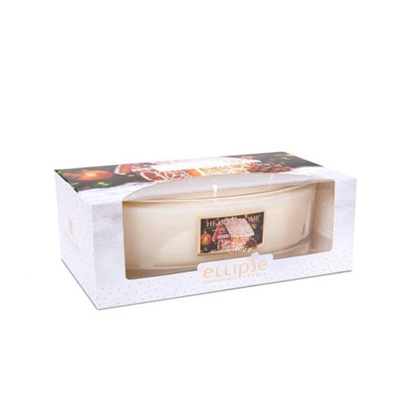 Candela ellipse 4 stoppini confezione regalo casetta di pan di zenzero - Dolci pensieri gift