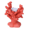 Capri Porta candela corallo rosso arredamento casa 16,5 cm - Dolci pensieri gift