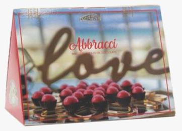 CONFETTI ABBRACCI ROSSO 500 gr CON PIROTTINI INCLUSI - Dolci pensieri gift