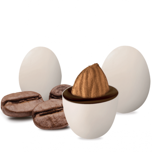 CONFETTI Colore TORTORA con Mandorla confezione 1 kg gusto CIOCCOLATO per confettata QUALITA' TOP - Dolci pensieri gift