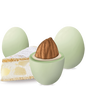 Confetti Colore VERDE SALVIA con Mandorla confezione 1 kg gusto CIOCCOLATO per confettata QUALITA' TOP - Dolci pensieri gift