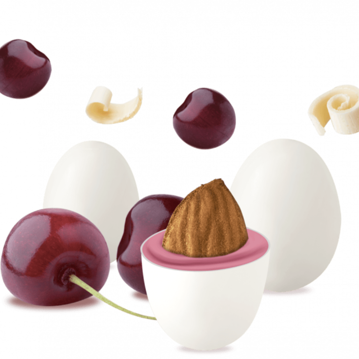 Confetti con mandorla confezione 1 kg gusto AMARENA per confettata QUALITA' TOP - Dolci pensieri gift